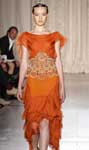 Оранжевые платья 2013